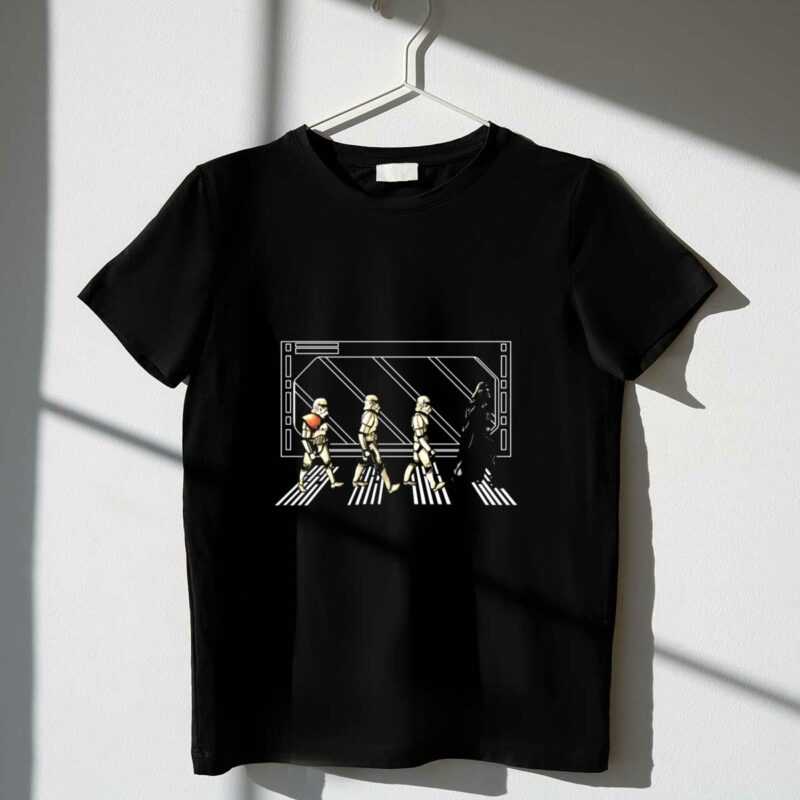 abbey road dark side darth vader star wars stormtroopers t shirt t shirt 1 1