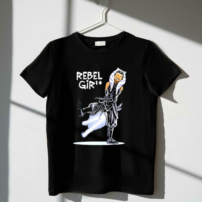 ahsoka tano star wars rebel girl cartoon jedi warrior t shirt t shirt 1 1