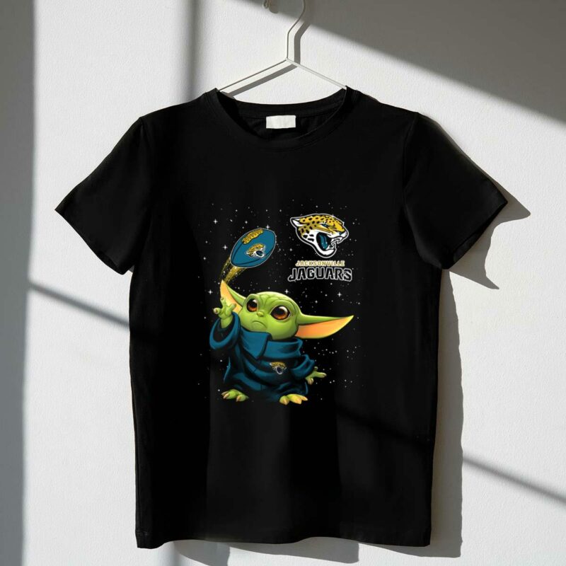 baby yoda jacksonville jaguars star wars football fan t shirt t shirt 1 1