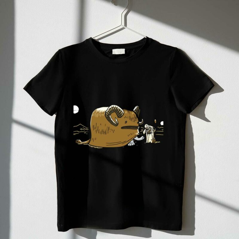 bantha phant star wars adventure in the desert landscape t shirt t shirt 1 1