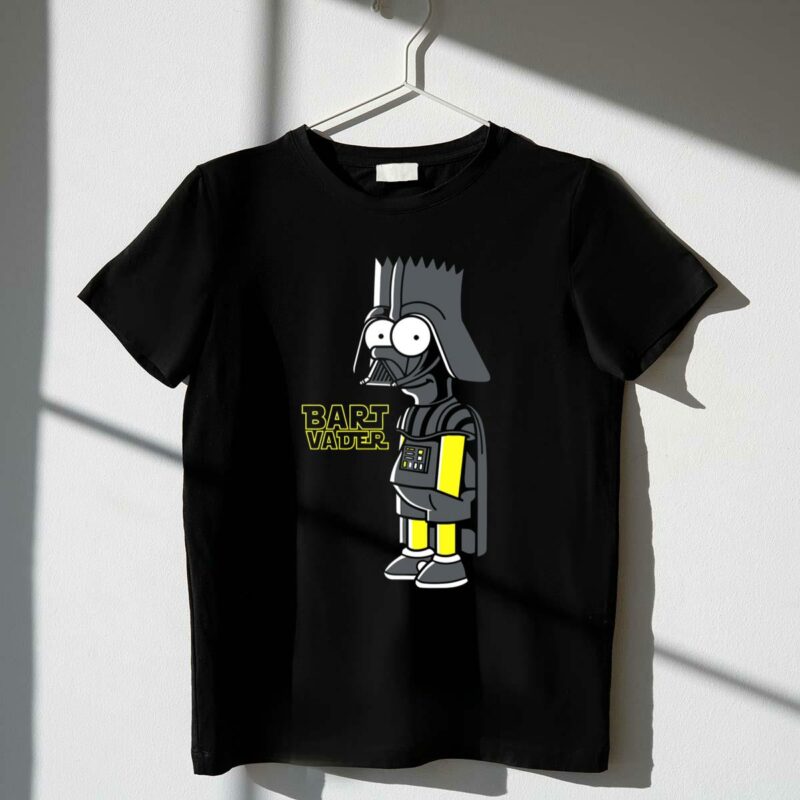 bart vader star wars simpson mashup t shirt t shirt 1 1