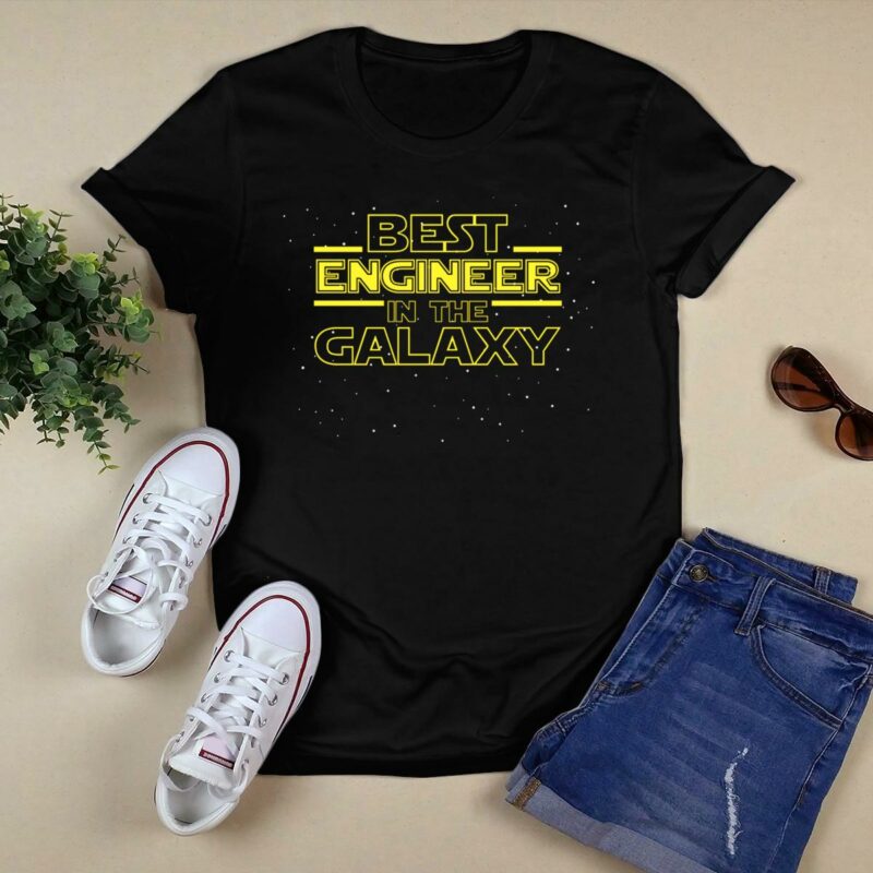 best engineer in the galaxy star wars font style funny engineer spaceship stars t shirt t shirt 0