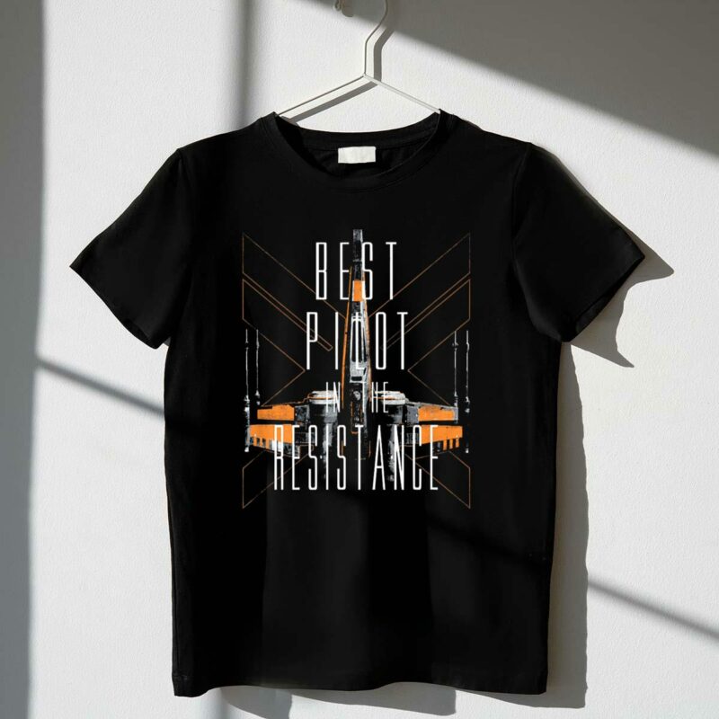best pilot in the resistance star wars x wing t shirt t shirt 1 1