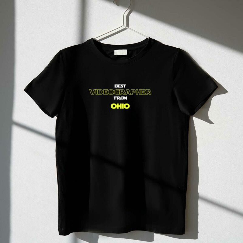 best videographer from ohio star wars inspired text t shirt t shirt 1 1