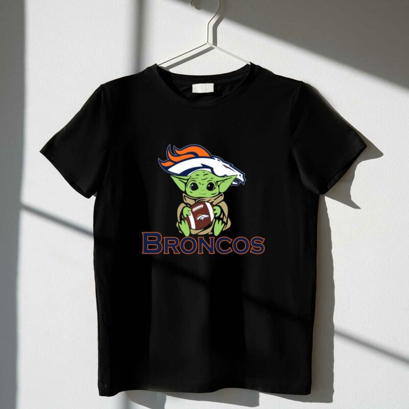 broncos baby yoda star wars football team t shirt t shirt 1 1
