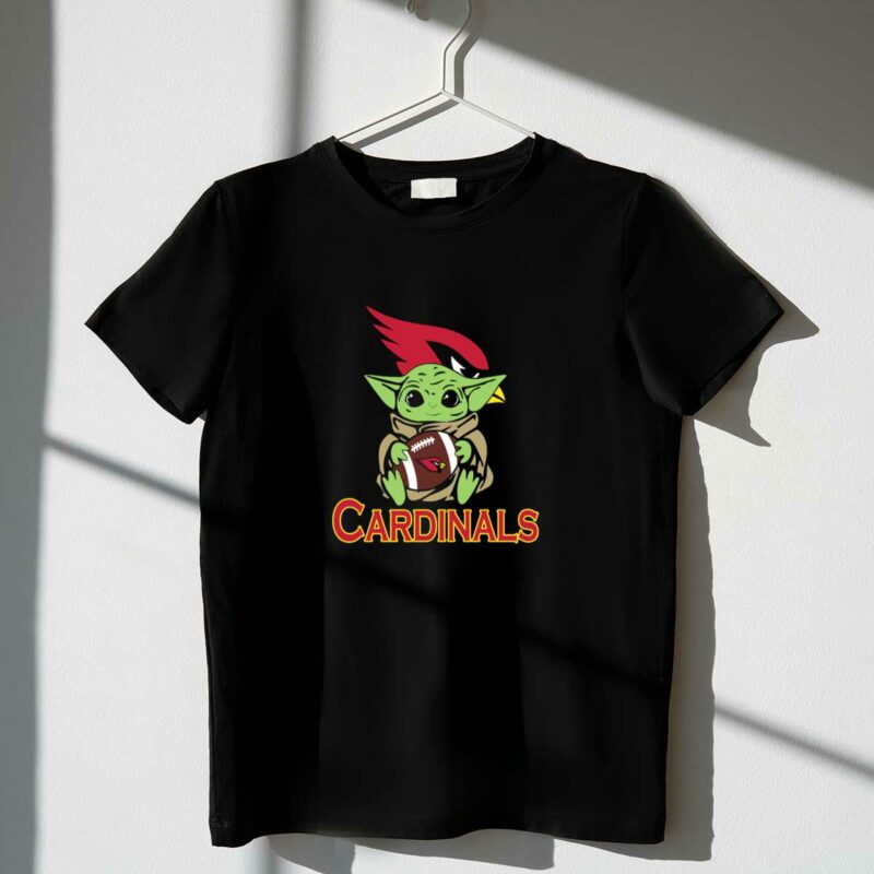cardinals baby yoda star wars football fan t shirt t shirt 1 1