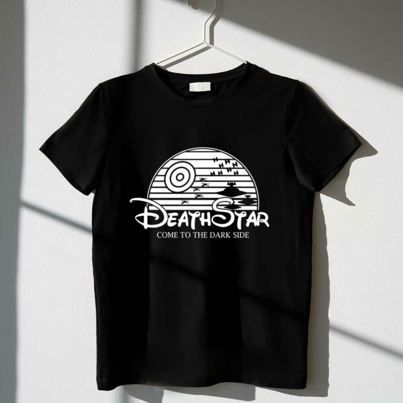 classic death star come to the dark side disney moon star wars t shirt t shirt 1 1