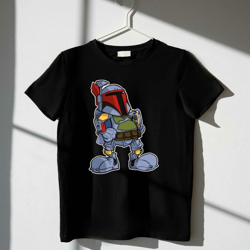 classic kenner bounty hunter star wars t shirt t shirt 1 1