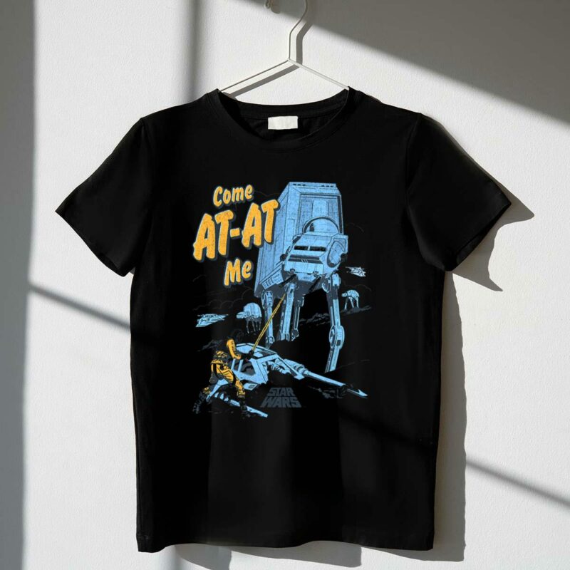 come at at me star wars the empire strikes back battle scene t shirt t shirt 1 1