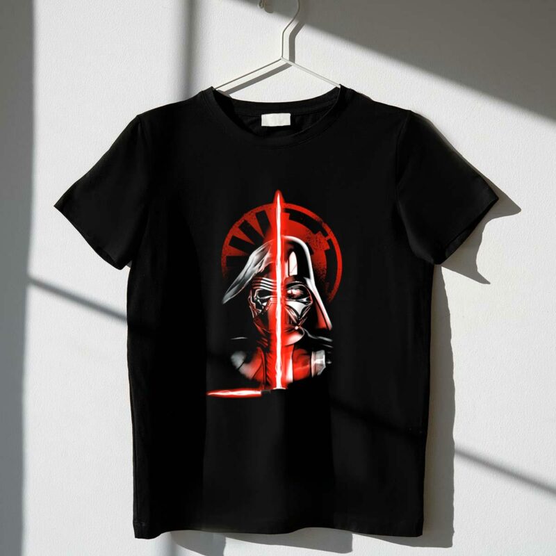 dark side legacy darth vader star wars kylo ren lightsaber sith t shirt t shirt 1 1