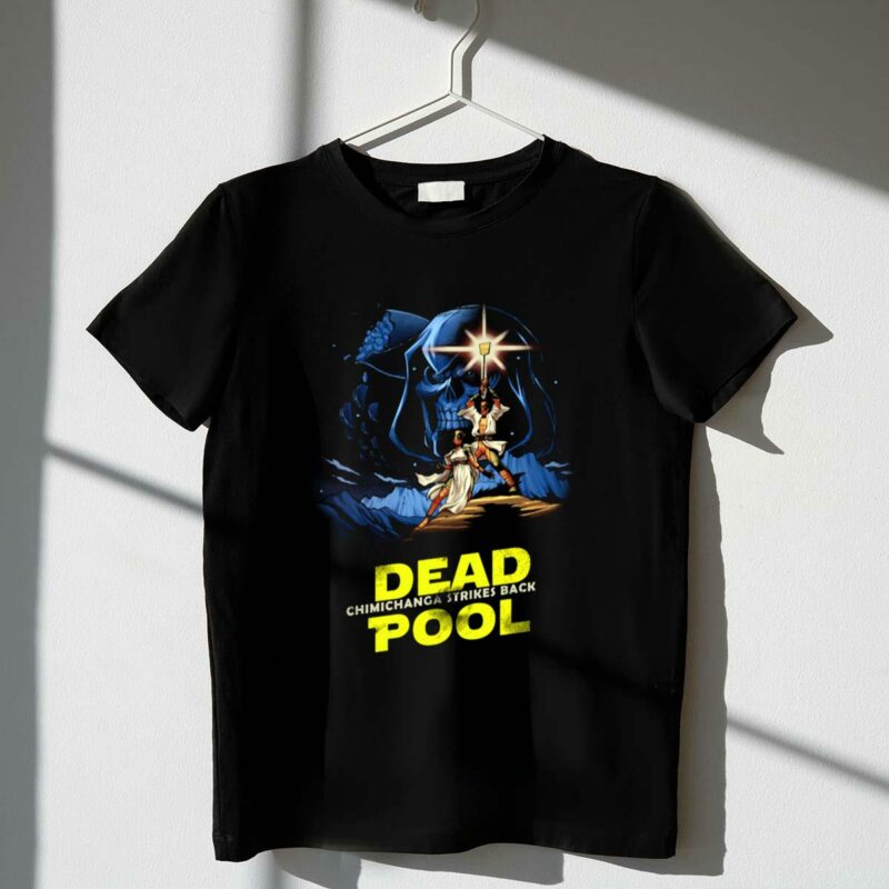 deadpool chimichanga strikes back star wars t shirt t shirt 1 1