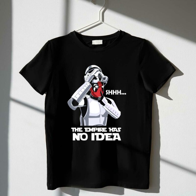 deadpool stormtrooper mashup the empire has no idea shhh star wars crossover t shirt t shirt 1 1