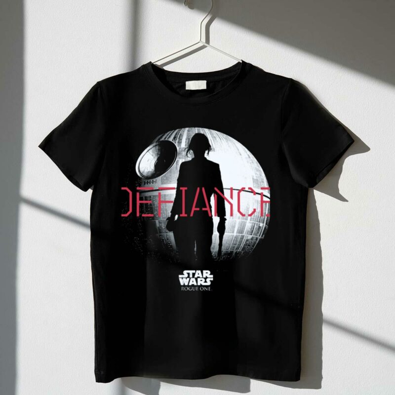 defiance star wars rogue one death star t shirt t shirt 1 1