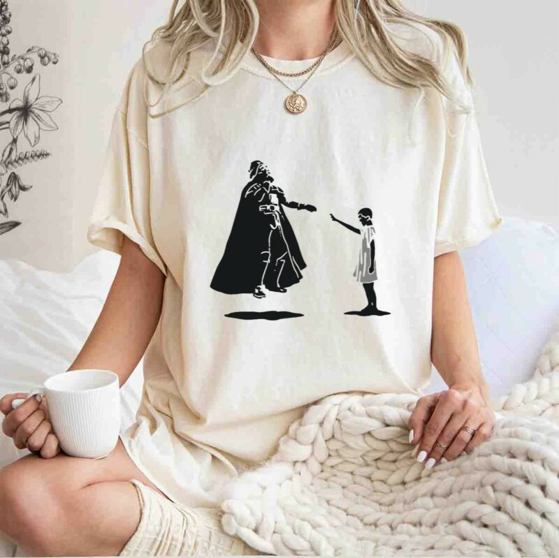 eleven versus darth vader showdown star wars t shirt t shirt 1 1