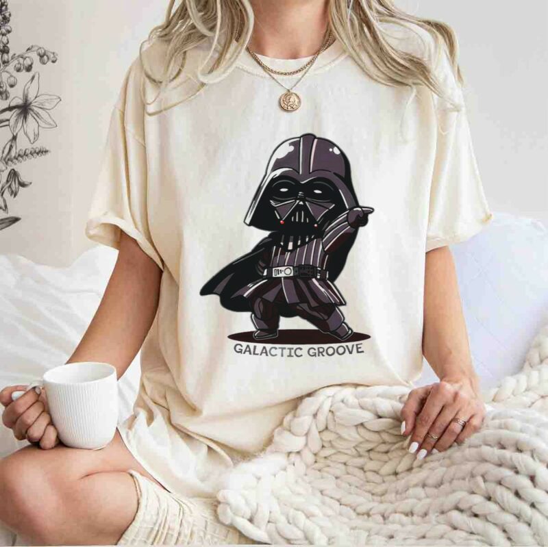 galactic groove dancing vader disco star wars t shirt t shirt 1 1