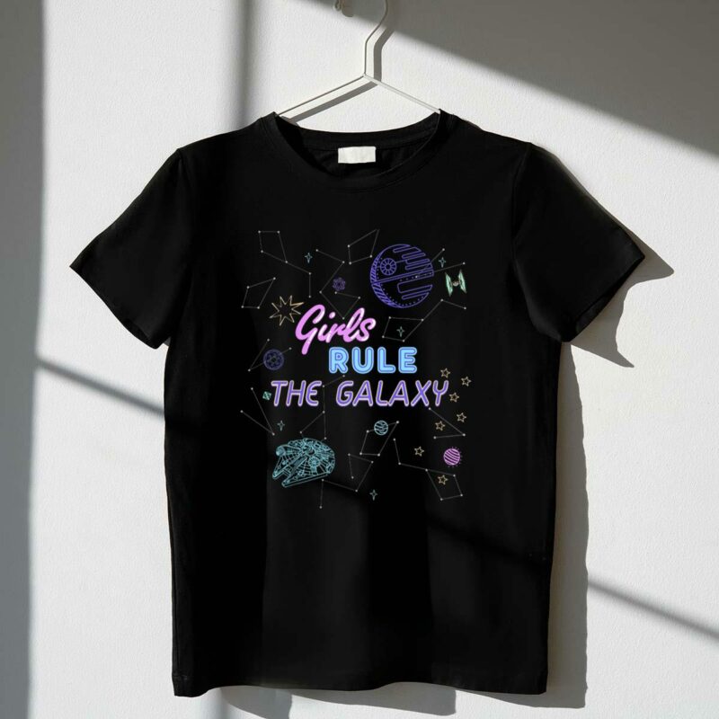 girls rule the galaxy star wars icons kids t shirt t shirt 1 1