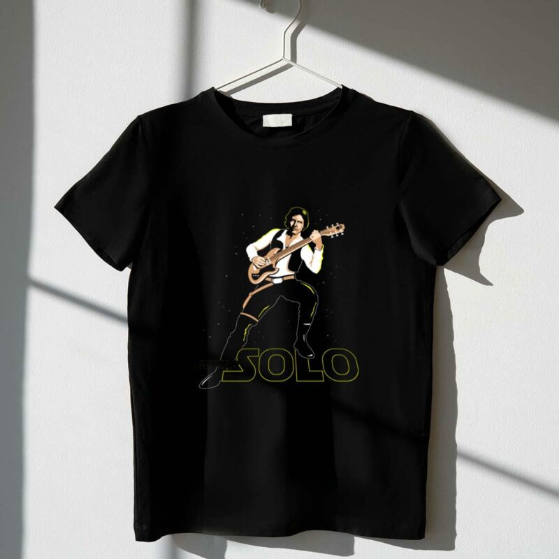 guitar solo han solo star wars t shirt t shirt 1 1