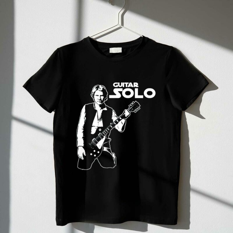 guitar solo star wars han solo with guitar t shirt t shirt 1 1