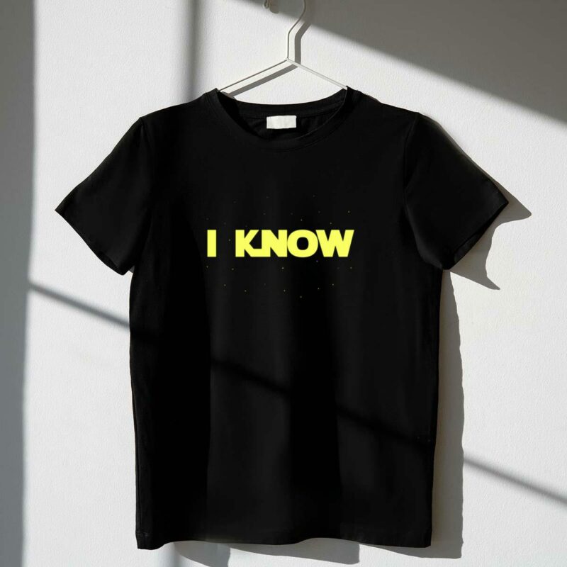 i know star wars style t shirt t shirt 1 1