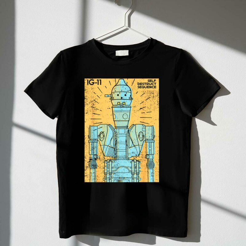 ig 11 self destruct sequence star wars the mandalorian t shirt t shirt 1 1
