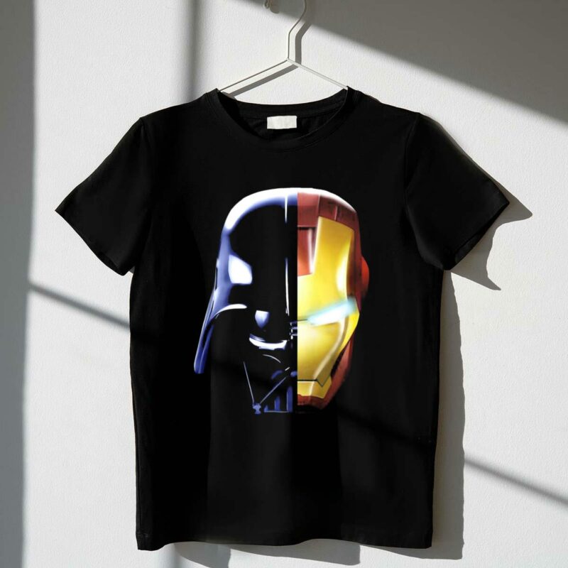 iron darth man vader star wars marvel mashup t shirt t shirt 1 1