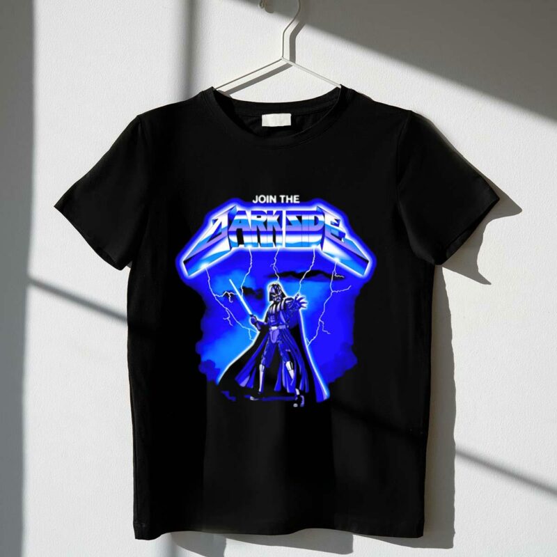 join the dark side darth vader lightning star wars t shirt t shirt 1 1