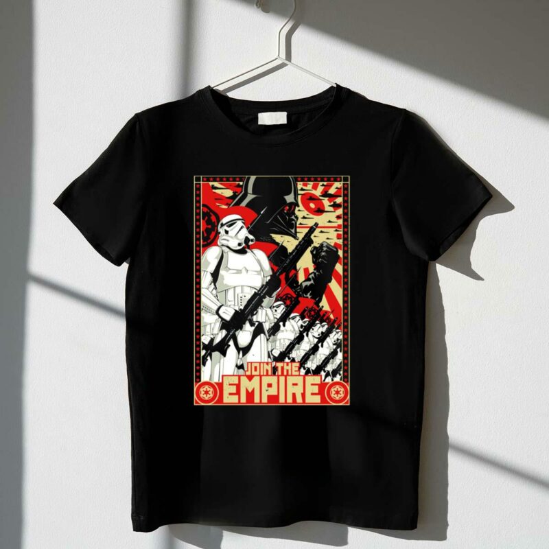 join the empire propaganda star wars stormtrooper darth vader t shirt t shirt 1 1