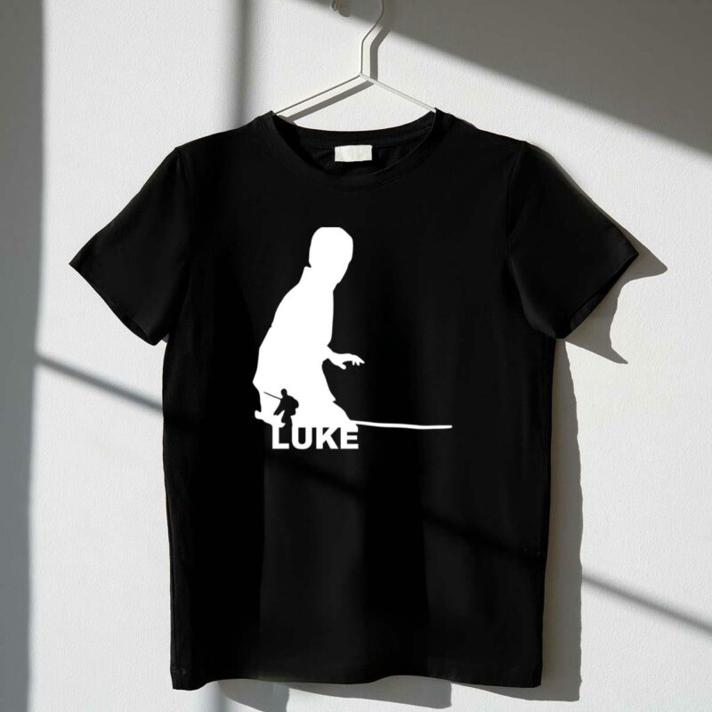 luke jedi silhouette star wars t shirt t shirt 1 1