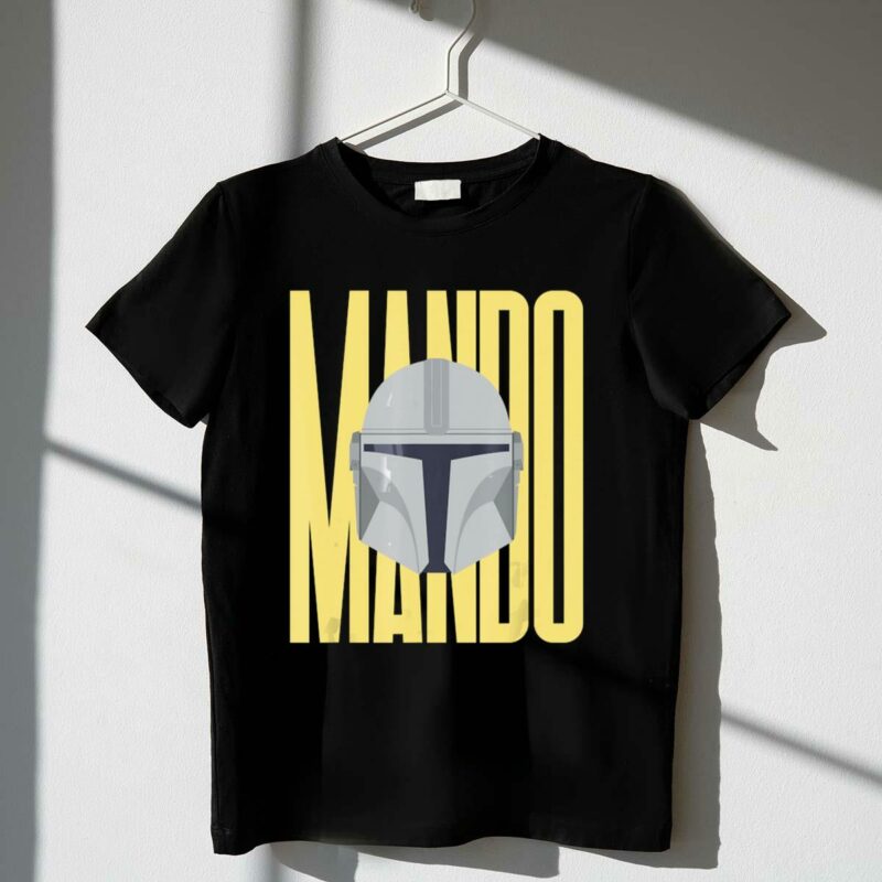 mando helmet star wars the mandalorian merch t shirt t shirt 1 1