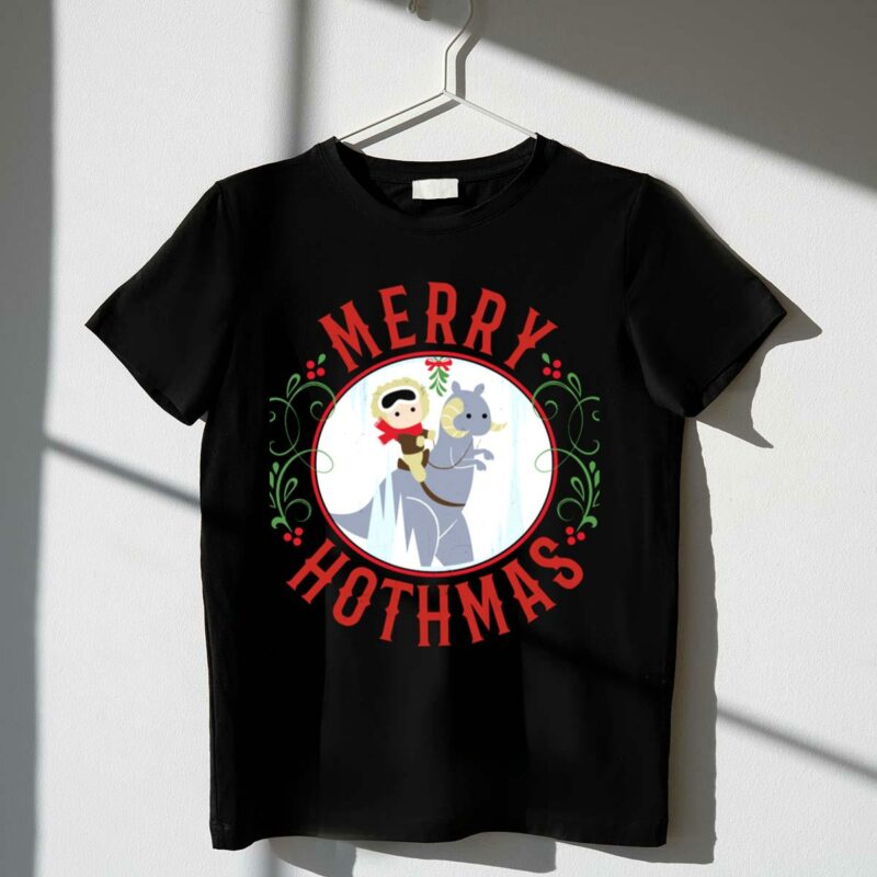 merry hothmas star wars tauntaun rider holiday mashup t shirt t shirt 1 1