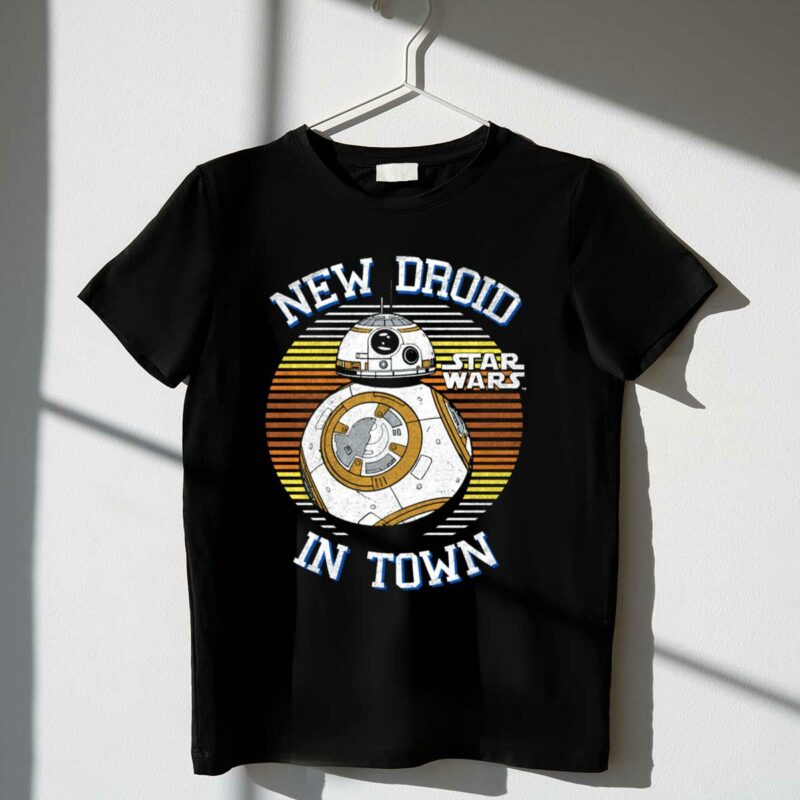 new droid bb 8 star wars in town t shirt t shirt 1 1