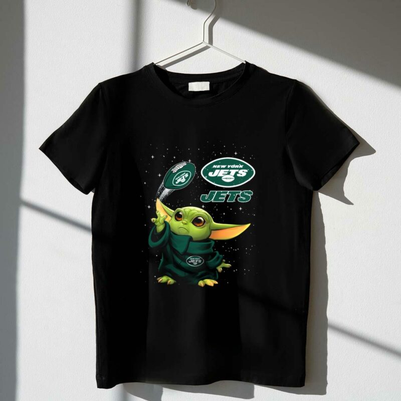 new york jets baby yoda football star wars crossover t shirt t shirt 1 1