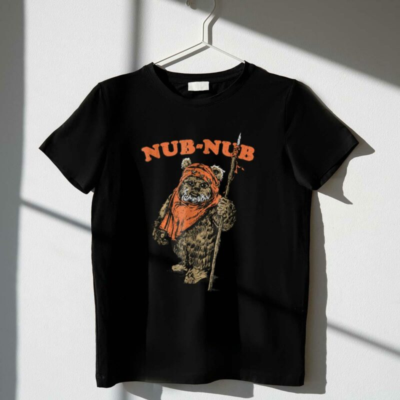 nub nub ewok vintage star wars camp t shirt t shirt 1 1