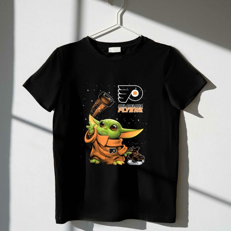philadelphia flyers baby yoda star wars hockey fan t shirt t shirt 1 1