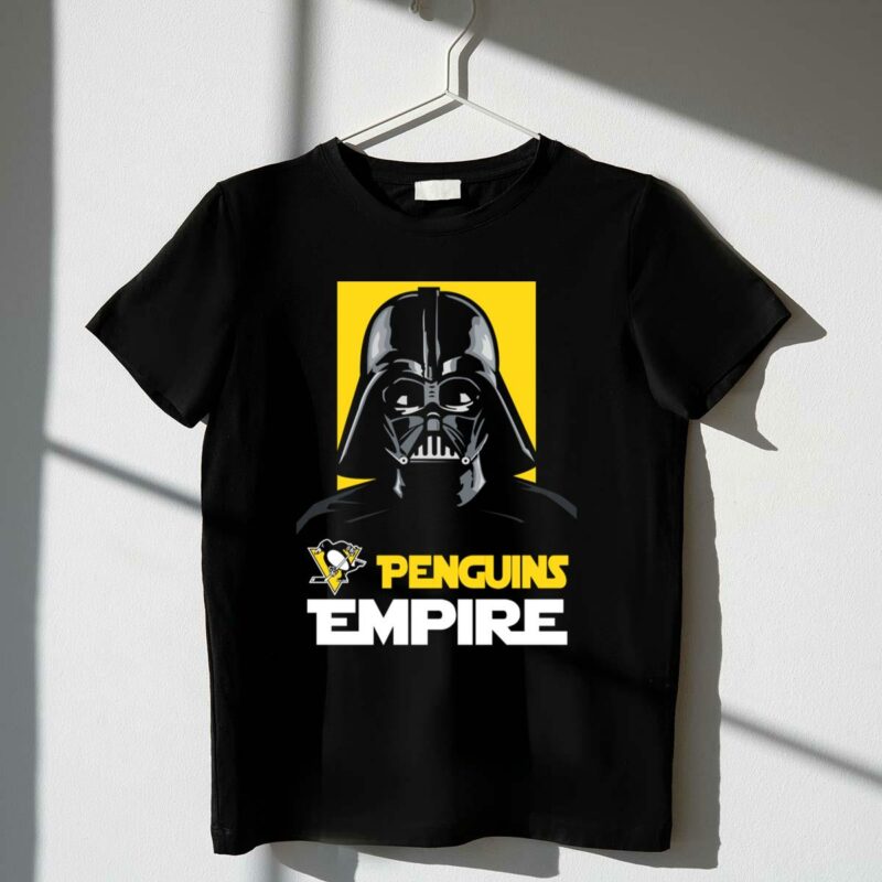 pittsburgh penguins empire darth vader star wars crossover t shirt t shirt 1 1
