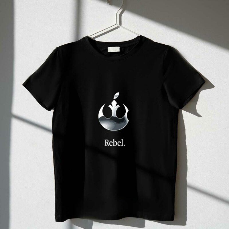 rebel star wars apple t shirt t shirt 1 1