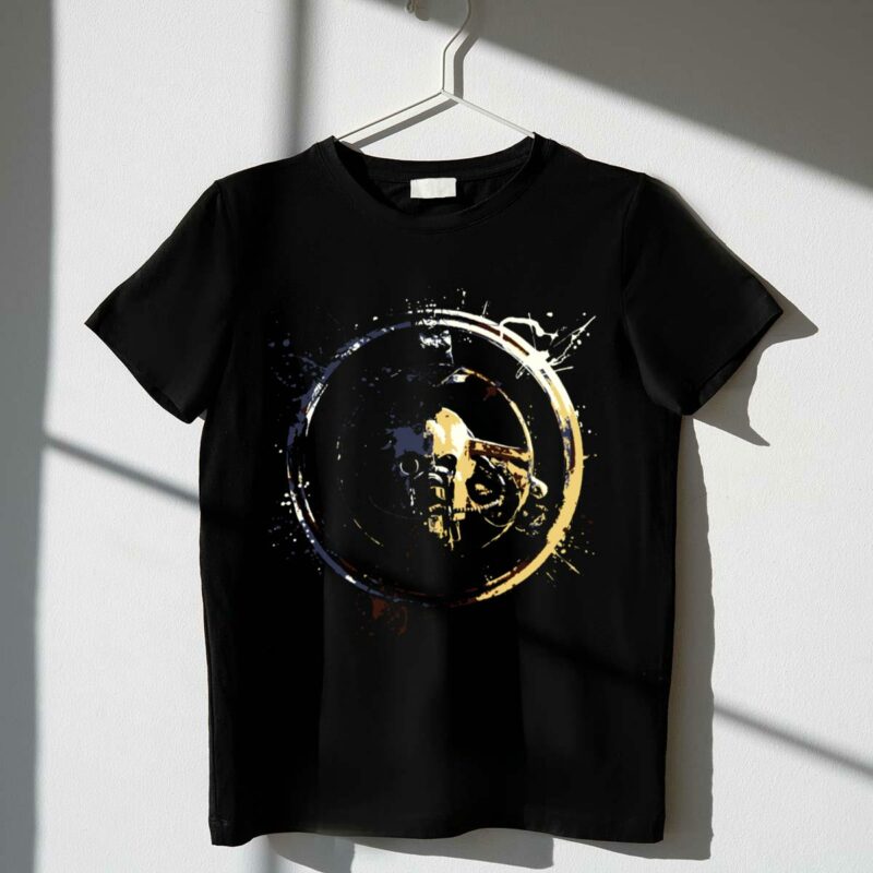 remember me star wars tie fighter inspired art circle t shirt t shirt 1 1