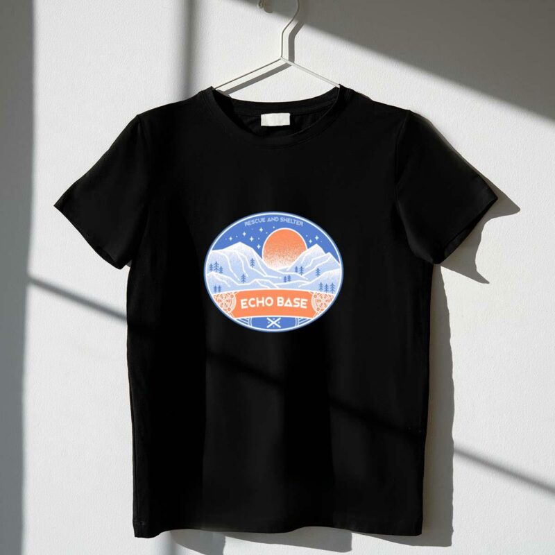 rescue and shelter echo base hoth star wars frozen landscape t shirt t shirt 1 1