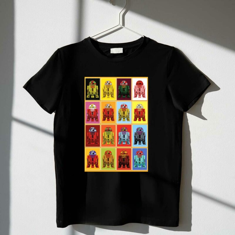 retro classic r2 d2 droids star wars pop t shirt t shirt 1 1