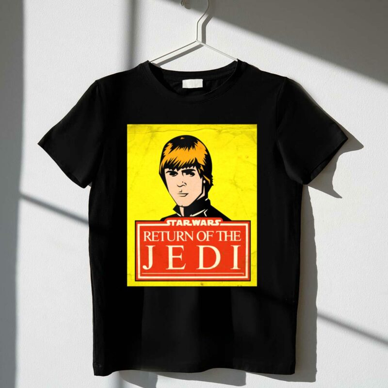 return of the jedi star wars retro luke t shirt t shirt 1 1