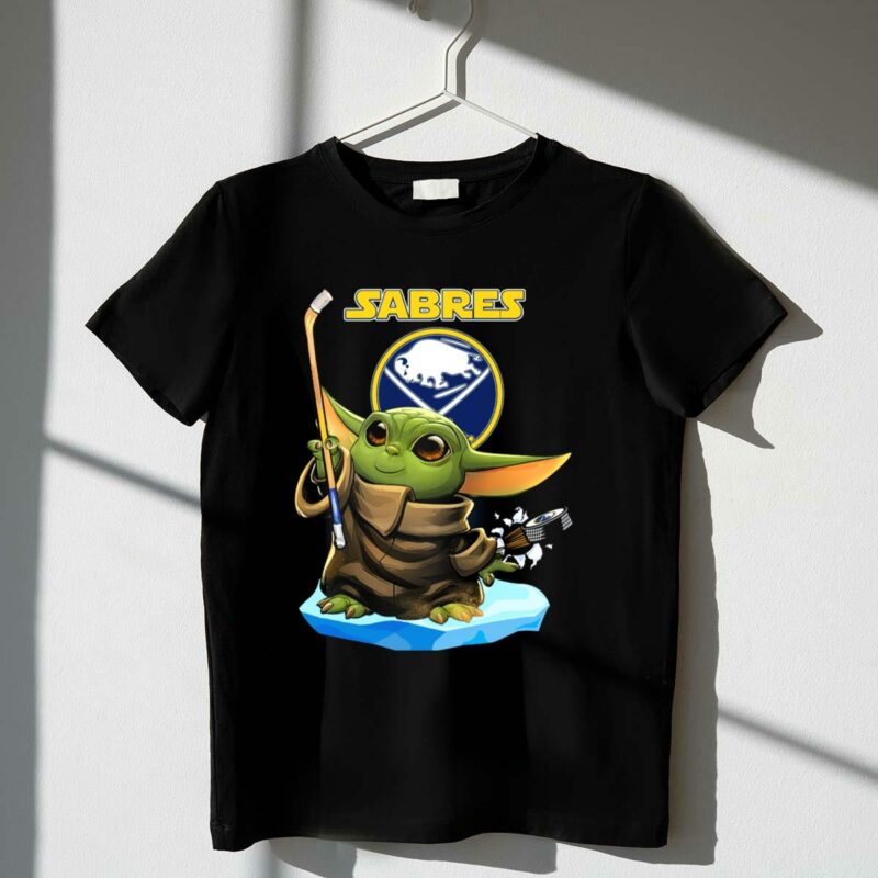 sabres baby yoda hockey star wars crossover t shirt t shirt 1 1