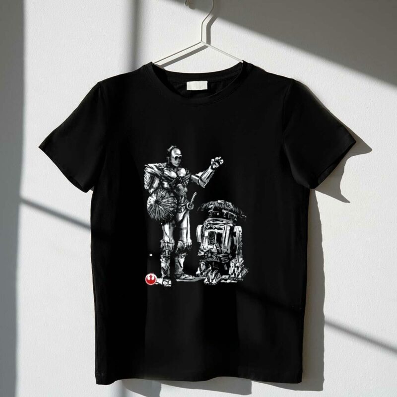 samurai droids sumi e star wars rebels t shirt t shirt 1 1