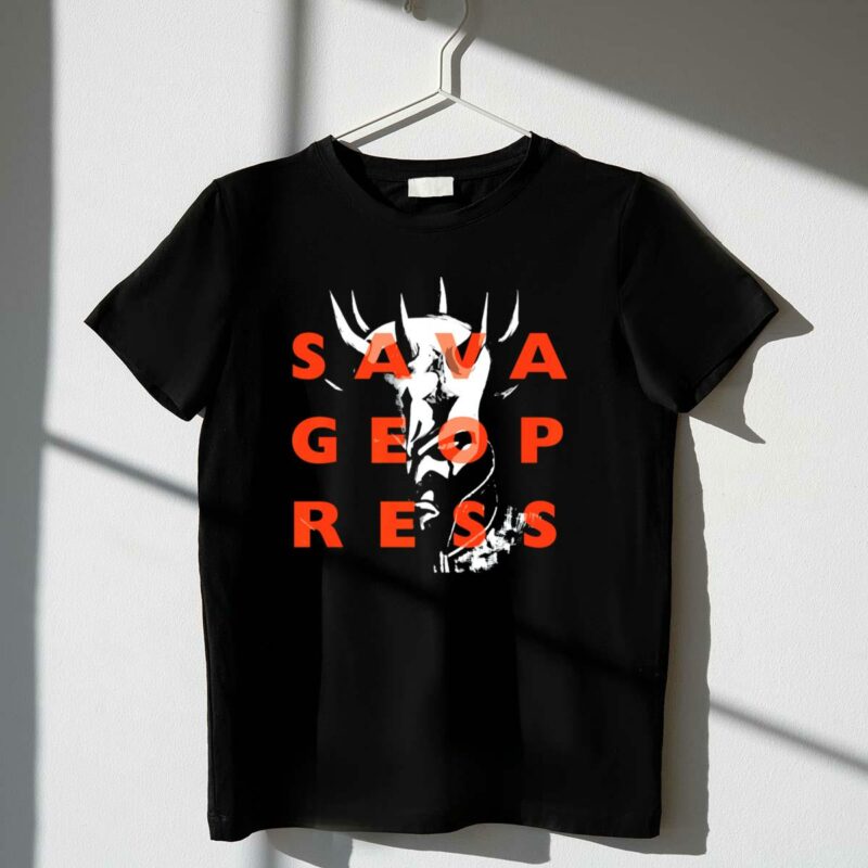 savage opress star wars the clone wars text t shirt t shirt 1 1