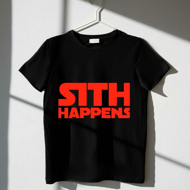 sith happens star wars inspired merch t shirt t shirt 1 1