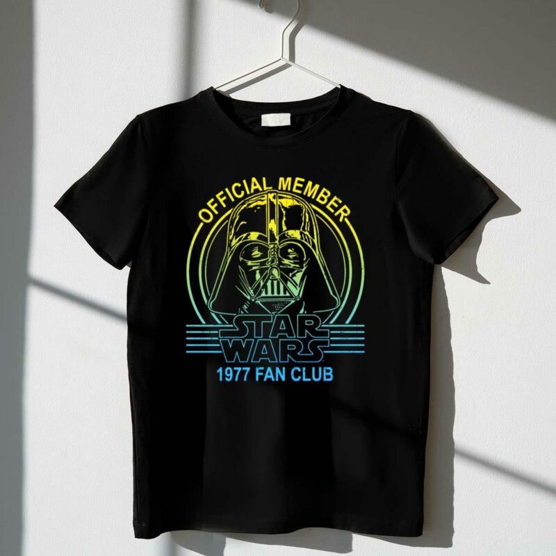 star wars 1977 fan club official member t shirt t shirt 1 1