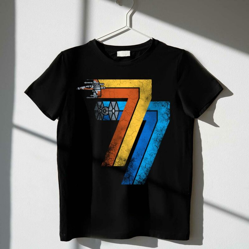 star wars 1977 x wing tie fighter vintage galaxy t shirt t shirt 1 1
