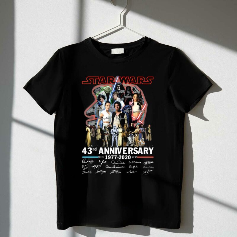 star wars 43rd anniversary 1977 2020 t shirt t shirt 1 1