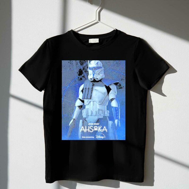 star wars ahsoka captain rex now streaming disney t shirt t shirt 1 1