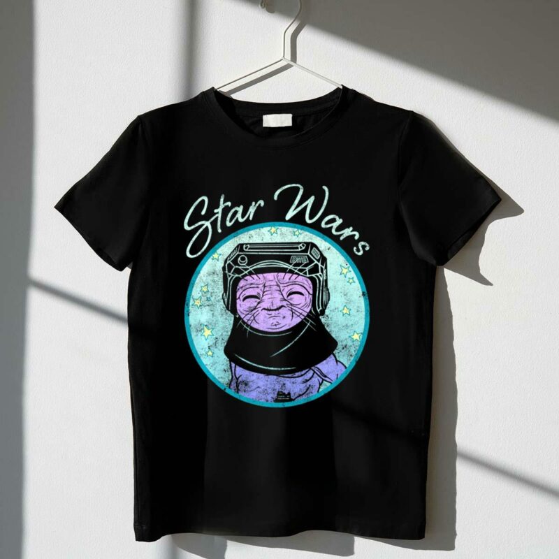 star wars babu frik the rise of skywalker pastel stars t shirt t shirt 1 1