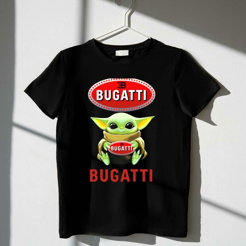 star wars baby yoda holding bugatti t shirt t shirt 1 1